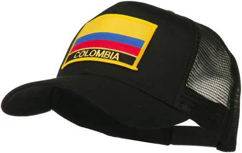 Vista 2 de e4Hats.com - Gorra de malla, diseño de bandera de América del Sur