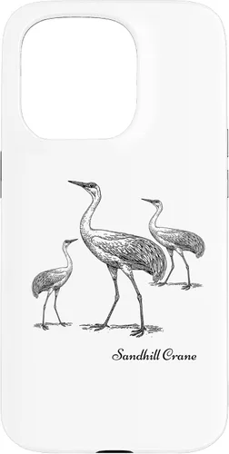 Vista 14 de Sandhill Crane Bird Ornithology Case for iPhone 17