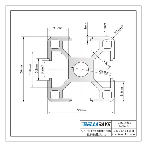 Vista 3 de BELLA BAYS 4 unids 39.37 pulgadas 39.370 in 3030 ranura T perfil de extrusión de aluminio estándar europeo anodizado negro extruido lineal guía
