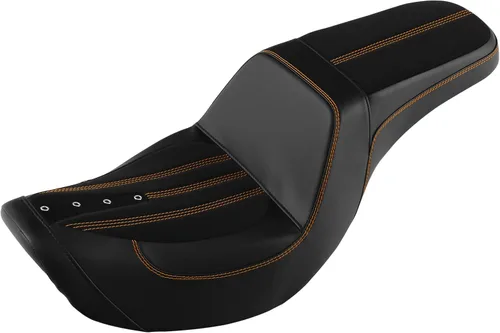 Vista 38 de C.C. RIDER Asiento para Conductor y Pasajero Asiento de Elevación Compatible con Harley Dyna Street Bob FXDB Low Rider FXDL/FXDLS Super Glide Custom