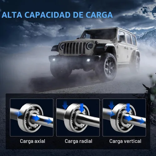 Vista 8 de Autoround 515065 Conjunto de rodamiento de rueda delantera 4WD y buje compatible con Nissan Frontier 2005-2018 Pathfinder 2005-2012 Xterra