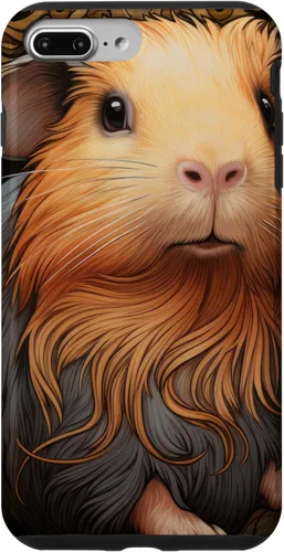 Vista 12 de iPhone 16 Guinea Pig Art Nouveau Abstract Case