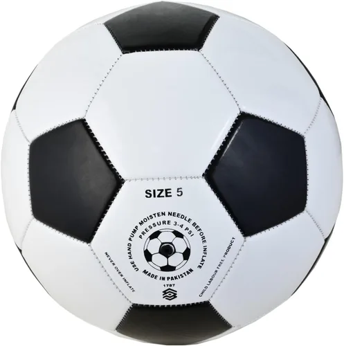 Vista 2 de Balón de fútbol para entrenamiento y nivel de entrada, tamaños 3/4/5 con bomba, tamaño y peso oficiales, fútbol de PVC duradero para juego