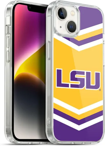 Vista 185 de Head Case Designs Funda de gel suave con licencia oficial de la Universidad Estatal de Louisiana LSU Camou compatible con Apple iPhone 7 Plus/iPhone