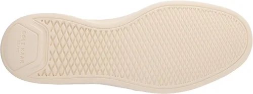 Vista 4 de Cole Haan Tenis modernos Crosscourt para hombre, Optic White - Lava fundida