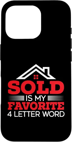 Vista 20 de iPhone 16 Sold Is My Favorite 4 Letter Word Real Estate Agent Realtor Case