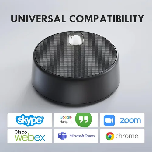 Vista 7 de Altavoces USB para computadora con micrófono, altavoz para computadora portátil, 2 modos de sonido Recogida de voz mejorada manos libres