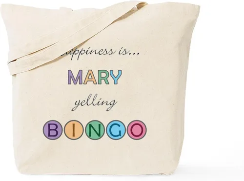 Vista 17 de CafePress Bingo Lingo Tote Bag Natural Canvas Tote Bag, Bolso de compras de tela, Caqui