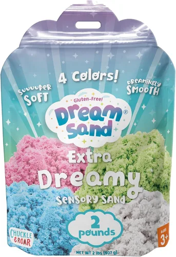 Vista 6 de Chuckle & Roar Dream Sand, Sensory Sand, Residue Free, 2 lb, Ages 3+