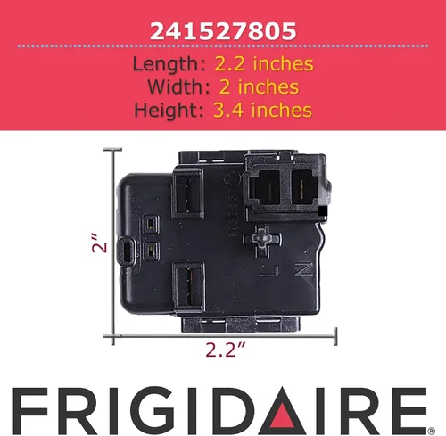 Vista 5 de Frigidaire 241527805 Relé genuino del comienzo del compresor del OEM para los refrigeradores