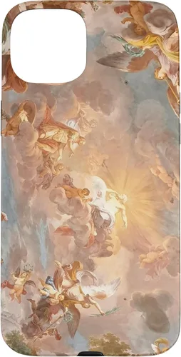 Vista 9 de Funda para iPhone 16, diseño de historia del arte renacentista, diseño de Michelangelo Sky
