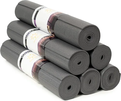 Vista 15 de Voyage - Tapete de yoga a granel, paquete de 6, 72 x 24 pulgadas, esterillas de yoga profesionales para estudio y gimnasio, 0.197 in de grosor