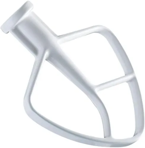 Vista 2 de KitchenAid Batidor plano recubierto K45B, blanco, 4.5 cuartos de galón