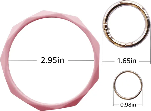 Vista 56 de Llavero pulsera de silicona para mujeres y niñas en forma de diamante