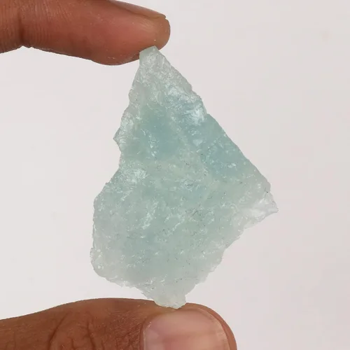 Vista 2 de GEMHUB 83.35 CT Natural Aqua Sky Aguamarina Piedra preciosa áspera Minada Tierra Aqua Sky Aguamarina Espécimen curativo Cristal
