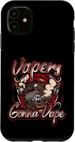 Vista 5 de iPhone 15 Vapers Gonna Vape Bigfoot Gorilla Vape Caliente Vape Mod Case