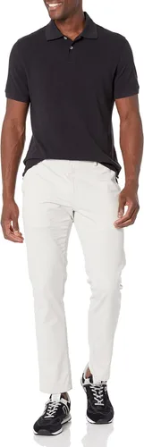 Vista 4 de Tienda Essentials Mens Slim-Fit Wrinkle-Resistant Flat-Front Chino Pant