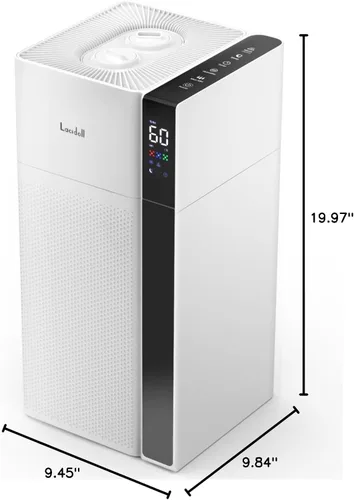 Vista 9 de Mifasol Humidificador de habitación grande para el hogar, 5.3 galones/20 litros, humidificadores de niebla cálida y fría, humidifica rápida