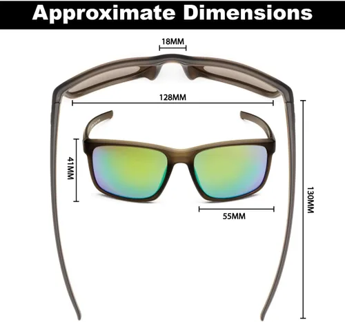 Vista 2 de Flying Fisherman Rip Current Gafas de sol polarizadas con AcuTint UV bloqueador para pesca y deportes al aire libre