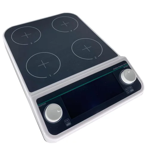 Vista 2 de Multi-Position Magnetic Stirrer Multipoint Magnetic Stirrer with 4 Stirring Points Max Stirring Volume 4 * 500ML RPM 50 to 1500 RPM Plate Size 110MM