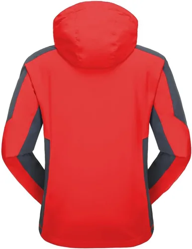 Vista 2 de Chaqueta impermeable con capucha para mujer, rompevientos cortavientos para exteriores, para jardinería, senderismo