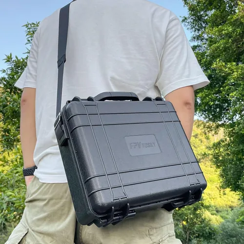 Vista 8 de FPVtosky Funda rígida para DJI Mini 5 Pro/Fly More Combo/Plus, funda de transporte impermeable para accesorios Mavic Mini5 Pro RC 2 [solo funda]