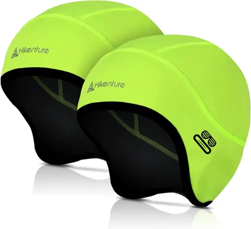 Vista 10 de Hikenture Skull Cap Helmet Liner with Glasses Holes, Winter Cycling Cap Negro
