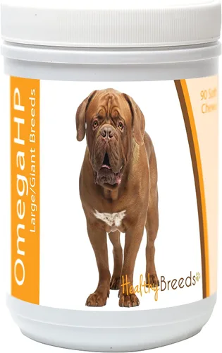 Vista 146 de Healthy Breeds Affenpinscher Omega HP - Masticables suaves para piel y pelaje, 60