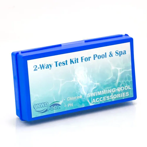 Vista 5 de Kit de prueba química de agua de spa de piscina para prueba de cloro y pH (kit de prueba de 2 vías)