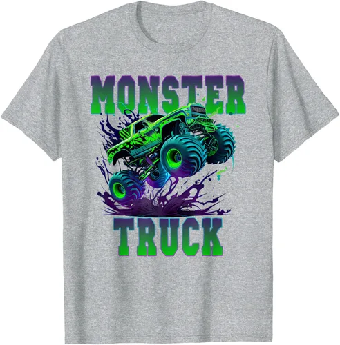 Vista 8 de Camiseta Monster Truck 4x4, Negro