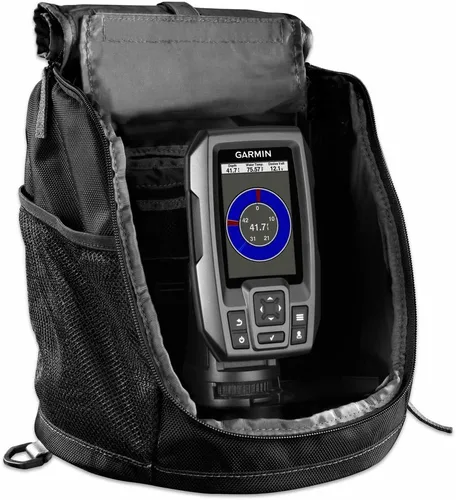 Vista 2 de Garmin Striker 4 con kit portátil