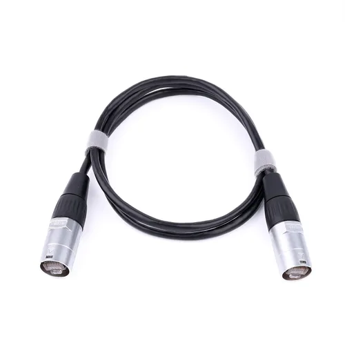 Vista 2 de Cable RJ45 CAT5E Ethercon ambos extremos con conectores blindados Ethernet (3 pies_2PCS)