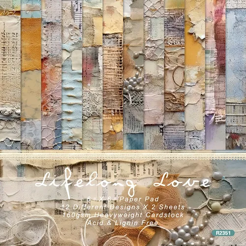 Vista 28 de YASMEN Bloc de papel para álbum de recortes de Navidad, 6 x 6 pulgadas, cartulina de una sola cara para hacer tarjetas, diarios, planificador