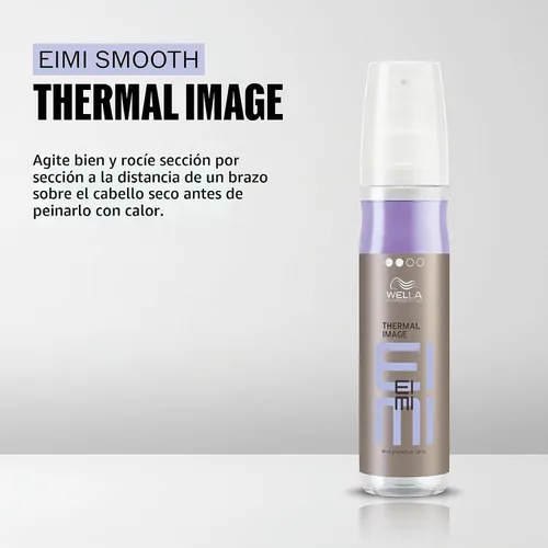 Vista 2 de Wella Professionals EIMI Thermal Image - Laca para el cabello con protección térmica, añade suavidad y brillo, 5.07 onzas líquidas