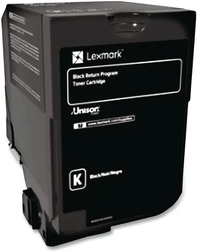 Vista 2 de Lexmark Cartucho de tóner negro del programa de retorno para el gobierno de EE. UU., rendimiento 3000 (74C00KG)
