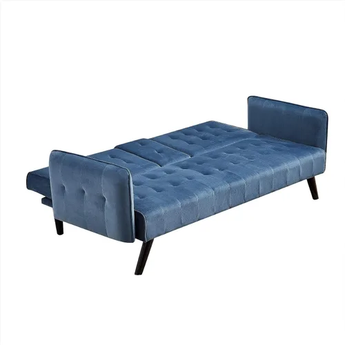 Vista 3 de Container Furniture Direct Sofá cama Cricklade, azul