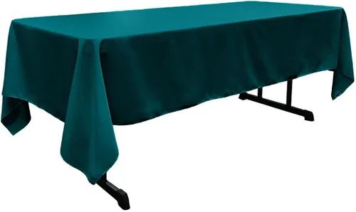 Vista 20 de New Creations Fabric & Foam Inc - Mantel rectangular de popelina de poliéster de 60 pulgadas de ancho por 120 pulgadas de largo. (Avocado)