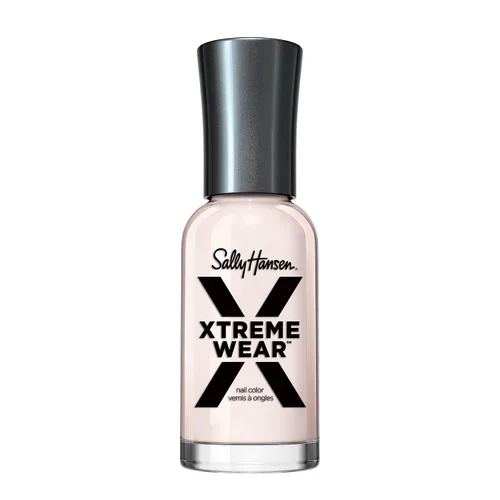 Vista 121 de Sally Hansen Xtreme Wear Esmalte de uñas sin rayas, acabado brillante, duradero, resistente a las astillas, transparente, color de uñas plateado 130