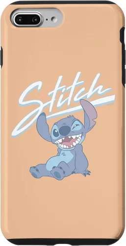 Vista 9 de Funda para iPhone 14 Disney Lilo & Stitch Winking Stitch Retrato