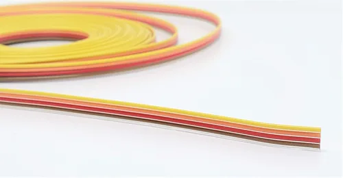 Vista 2 de Pc Accessories - Connectors Pro 4P 20 pies IDC 20' Color Arcoiris Cable de cinta plano para conectores de paso de 0.100 in (4P-20FT)