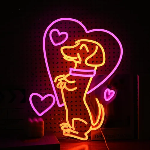 Vista 11 de Letrero de neón de pato gafas de skate genial luz de neón de pato para decoración de pared luz de pato regulable alimentada por USB para decoración