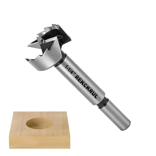 Vista 29 de Broca Forstner de 3 pulgadas, broca Forstner de 3 pulgadas para carpintería, cortador de bisagra para madera dura, madera contrachapada, plástico