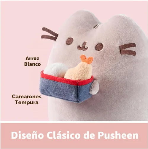 Vista 5 de GUND Pusheen Bento Box Snackable - Juguete de peluche de 9.5 pulgadas