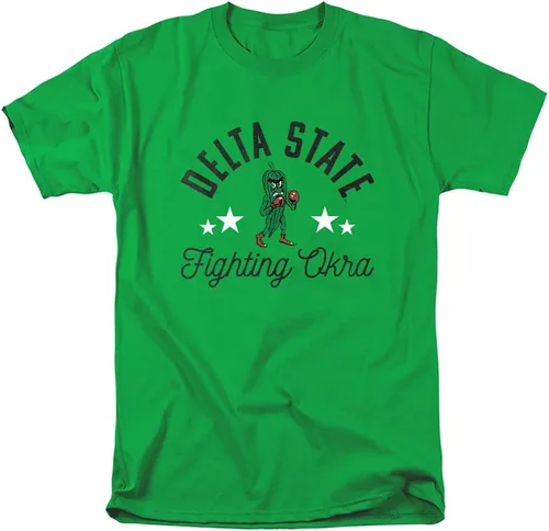 Vista 109 de Collegiate Distressed Mascot Unisex Adult T Shirt Collection 3 Universidad de Adelphi