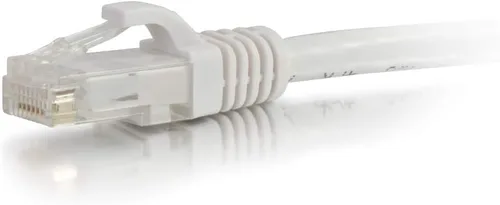 Vista 4 de C2G 00740 Cable Cat6a - Cable de conexión de red Ethernet blindado sin enganches, aguamarina (1 pie, 1.0 ft)