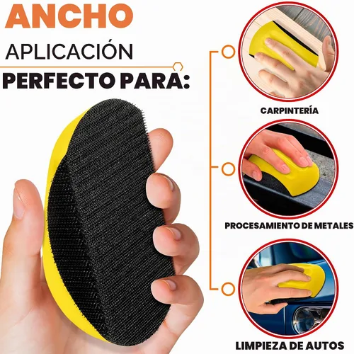 Vista 4 de Bloques de lijado de ratón para madera, bloque de lijadora de ratón, herramientas de carrocería automática, almohadillas de lijado de mano