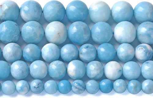 Vista 91 de 4MM 88 piezas de cuentas sueltas de piedra natural verde turquesa africana para hacer pulseras y collares de bricolaje