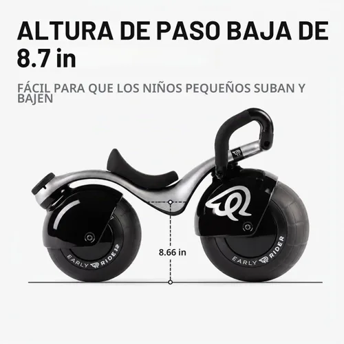 Vista 3 de Early Rider Super Velio - Bicicleta de Equilibrio Infantil para Montar para Niños de 1 Año