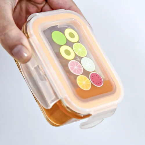 Vista 7 de Sage Spoonfuls Recipientes de vidrio para alimentos para bebés con tapas, paquete de 6, tarros de comida para bebés de 4 onzas, duraderos y a prueba