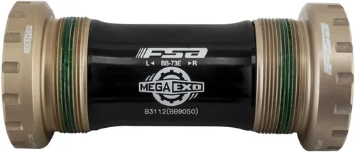 Vista 2 de FSA MTB de acero inoxidable MegaExo cartucho cojinete BSA (inglés) inferior